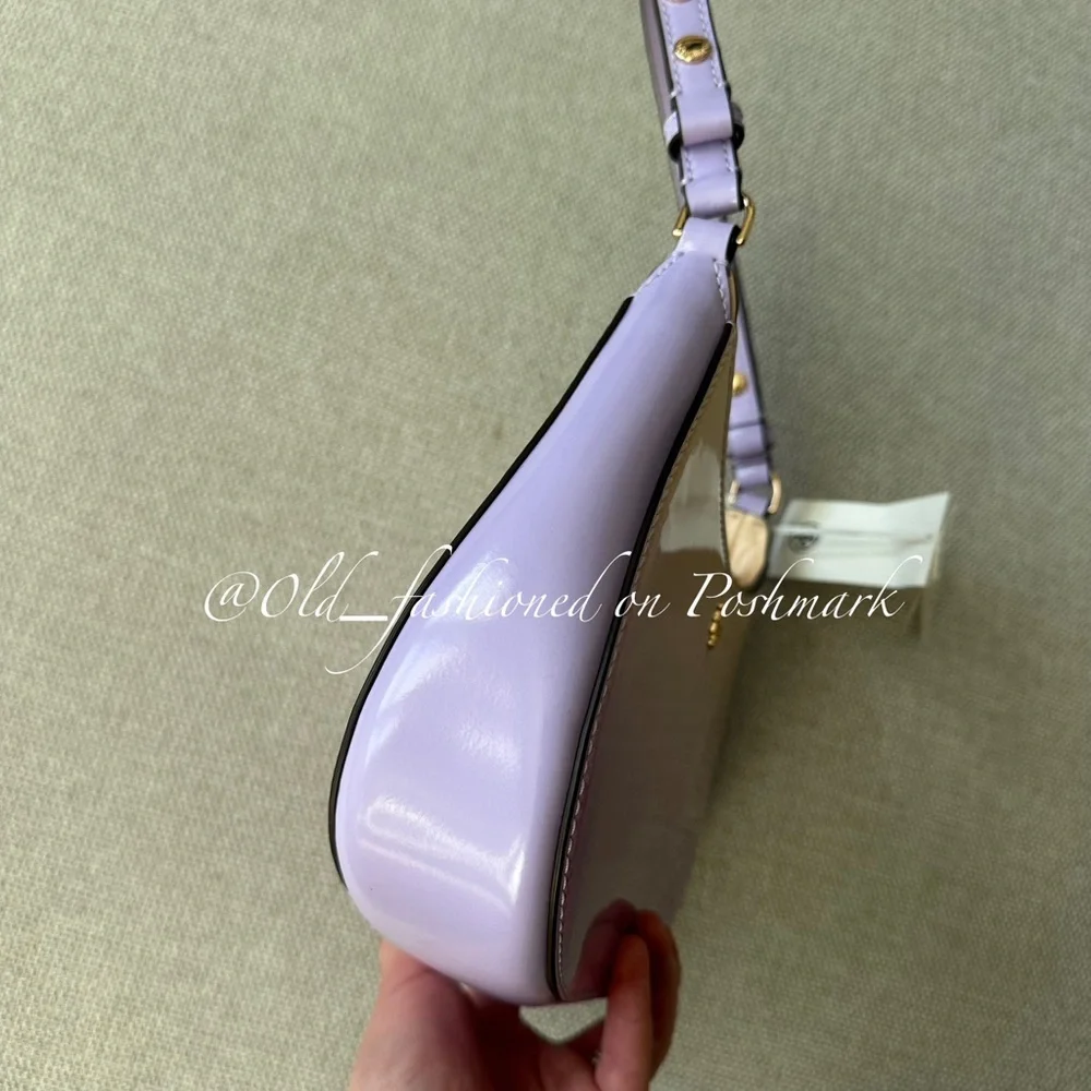 TORY BURCH Emerson Dip Dye Shoulder Bag in Sweet Corn / Lavender